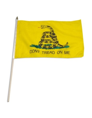 Gadsden "Don't Tread on Me" Mounted Flags 12" x 18"