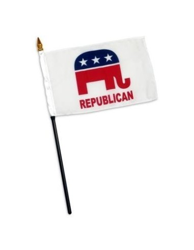 Political Republican Party 4" x 6" Miniature Flags