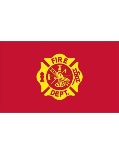 Fire Department 3' x 5' Outdoor Nylon Flag