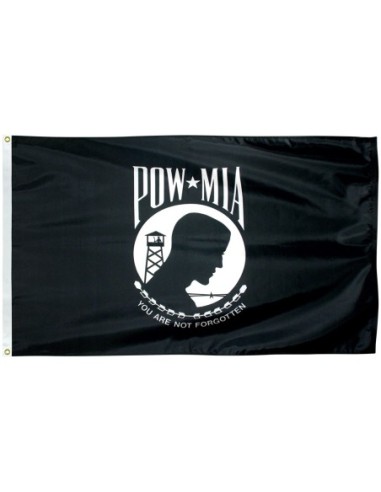POW-MIA 3' x 5' Nylon Flag (Double Face)
