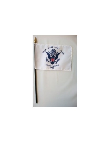 US Coast Guard  4" x 6" Miniature Flags