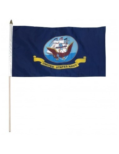 US Navy Mounted 12" x 18" Flags