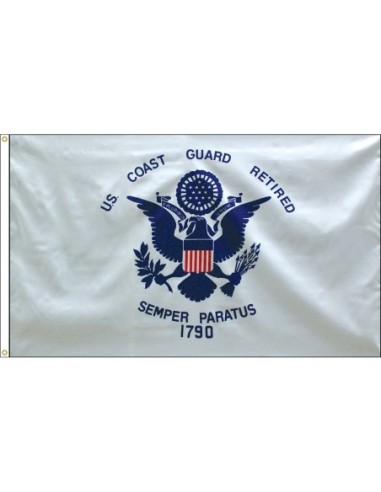 3' x 5' US Coast Guard Retired Flag