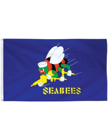 3' x 5' SeaBees Flag