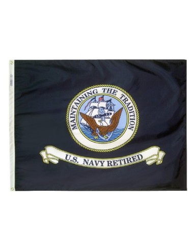 3' x 4' US Navy Retired Flag Nylon