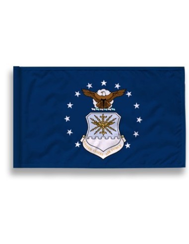 3' x 5' Air Force Indoor Flag With Pole Hem Only