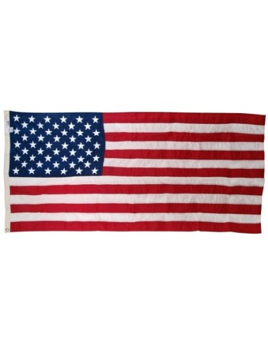5' x 9 1/2' Endura-Tex Cotton Interment U.S. Flag