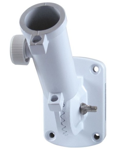 1" White Painted Aluminum Adjustable Bracket Anti-Furl Pole