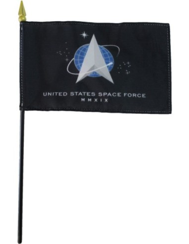Space Force 4" x 6" Miniature Flags