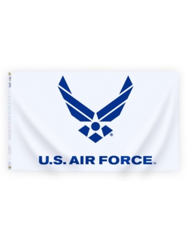 US Air Force Wings 3' x 5' Nylon Flag White/Blue