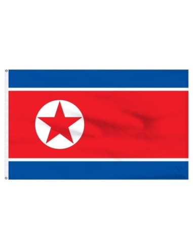 North Korea 2' x 3' Indoor Polyester Flag