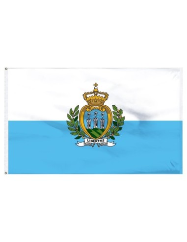 San Marino 3' x 5' Outdoor Nylon Flag