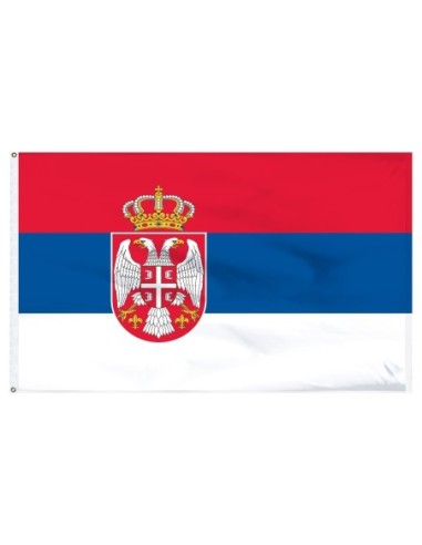 Serbia 3' x 5' Outdoor Nylon Flag