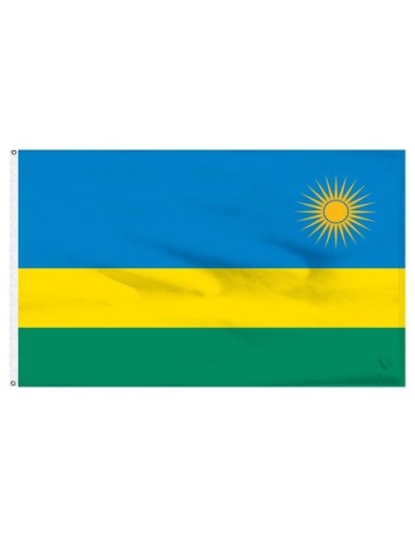 Rwanda 2' x 3' Indoor Polyester Flag