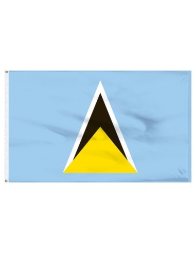 St. Lucia 2' x 3' Indoor Polyester Flag