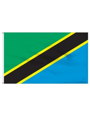 Tanzania 2' x 3' Indoor Polyester Flag