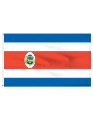 Costa Rica 4' x 6' Outdoor Nylon Flag