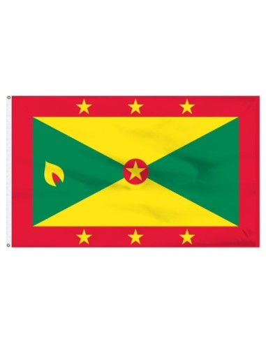Grenada 4' x 6' Outdoor Nylon Flag