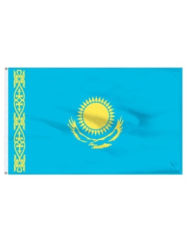 Kazakhstan 4' x 6' Outdoor Nylon Flag
