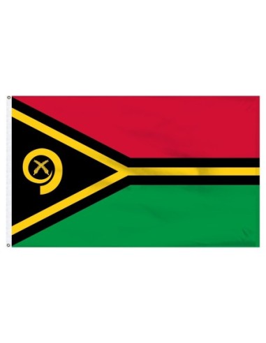 Vanuatu 2' x 3' Indoor Polyester Flag