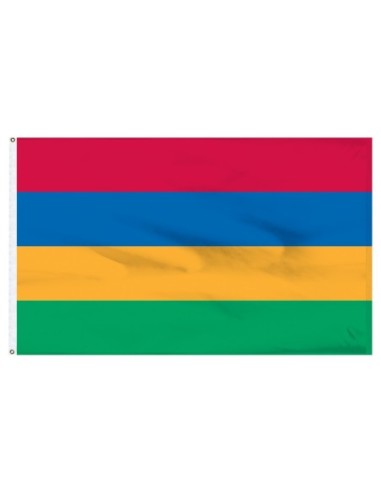 Mauritius 4' x 6' Outdoor Nylon Flag