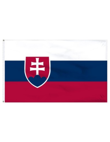 Slovakia Republic 4' x 6' Outdoor Nylon Flag