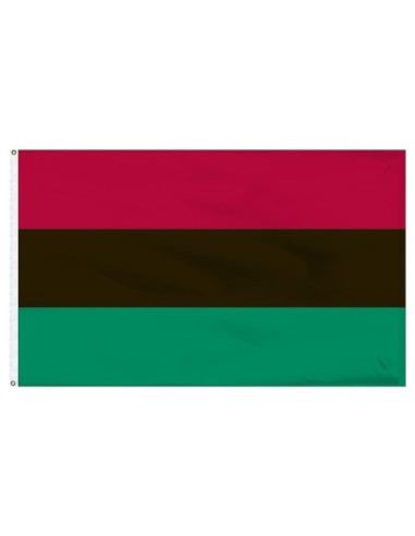African American 3' x 5' Indoor Polyester Flag