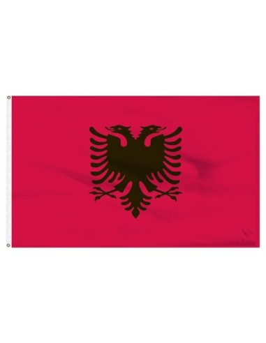 Albania 3' x 5' Indoor Polyester Flag