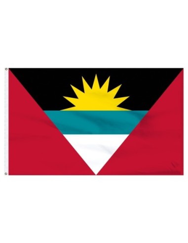 Antigua & Barbuda 3' x 5' Indoor Polyester Flag