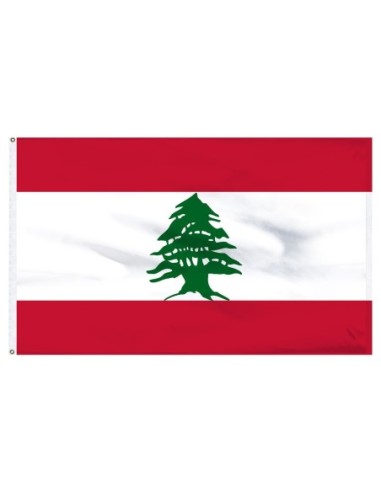 Lebanon 5' x 8' Outdoor Nylon Flag