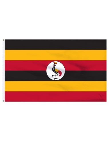 Uganda 5' x 8' Outdoor Nylon Flag