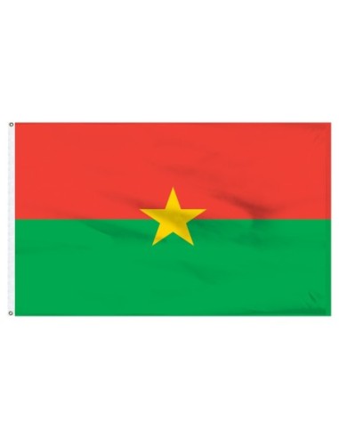 Burkina Faso 3' x 5' Indoor Polyester Flag