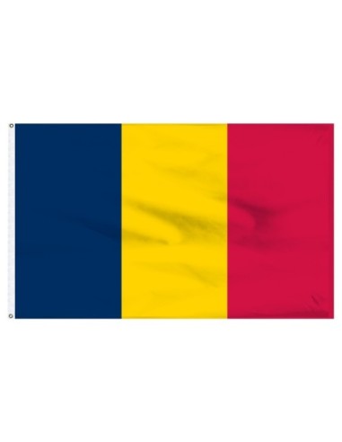 Chad 3' x 5' Indoor Polyester Flag