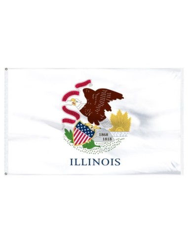 Illinois  2' x 3' Outdoor Nylon Flag