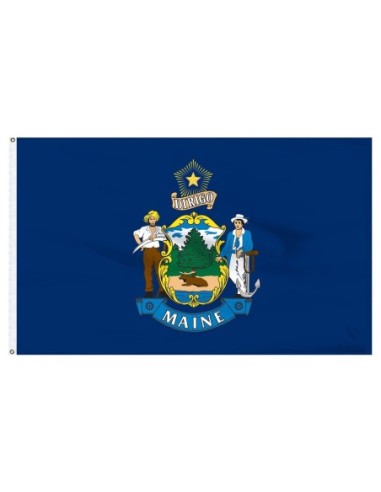 Maine  2' x 3' Outdoor Nylon Flag