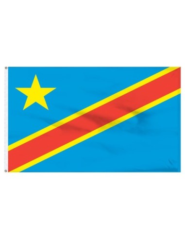 Dem Republic of Congo 3' x 5' Indoor Polyester Flag