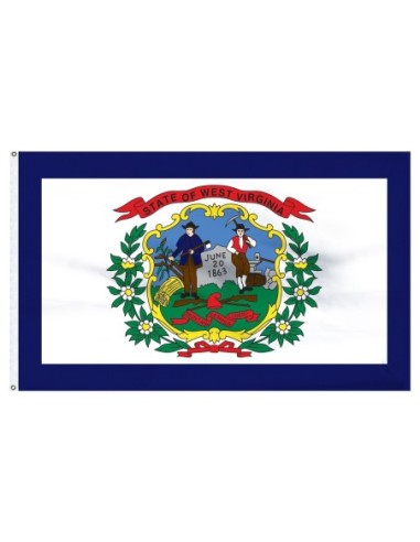 West Virginia  2' x 3' Outdoor Nylon Flag