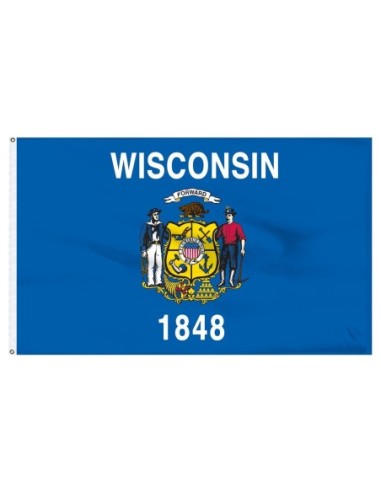 Wisconsin  2' x 3' Outdoor Nylon Flag