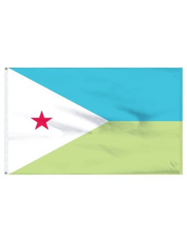 Djibouti 3' x 5' Indoor Polyester Flag