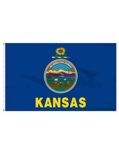Kansas  3' x 5' Outdoor Nylon Flag