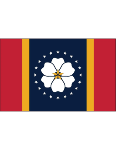 Mississippi  3' x 5' Outdoor Nylon Flag