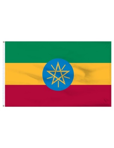 Ethiopia 3' x 5' Indoor Polyester Flag