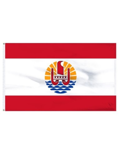 French Polynesia 3' x 5' Indoor Polyester Flag
