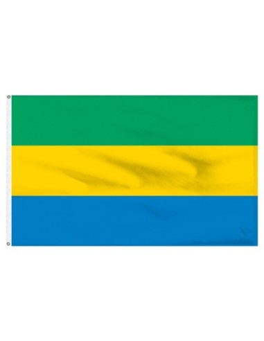 Gabon 3' x 5' Indoor Polyester Flag