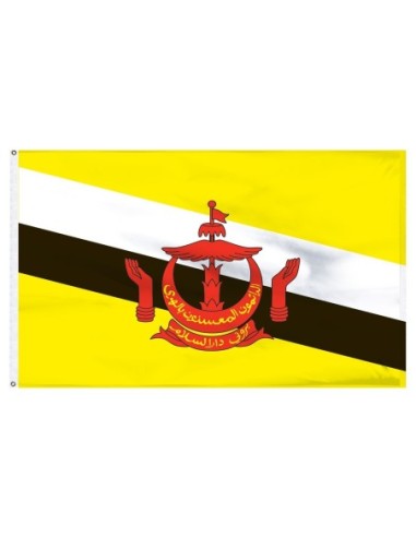 Brunei 2' x 3' Indoor Polyester Flag