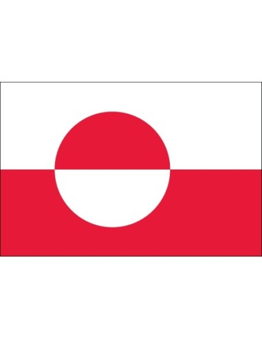 Greenland 3' x 5' Indoor Polyester Flag