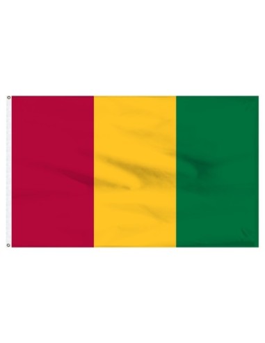 Guinea 3' x 5' Indoor Polyester Flag