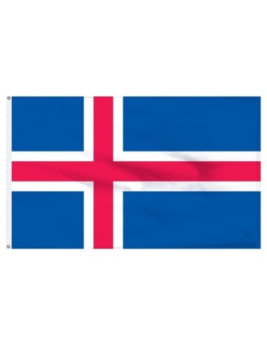 Iceland 3' x 5' Indoor Polyester Flag