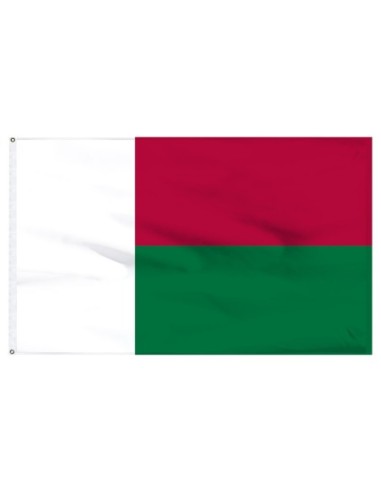 Madagascar 3' x 5' Indoor Polyester Flag