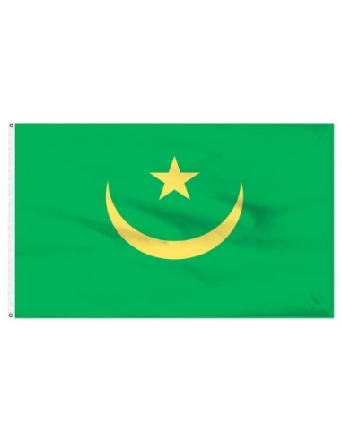 Mauritania 3' x 5' Indoor Polyester Flag